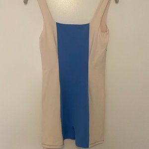 RARE *NWT Reformation Adelyn Ecostretch Short Jumpsuit in Granada Sky/Al…